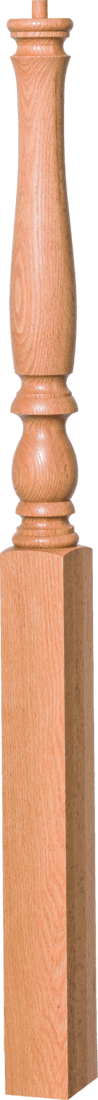 Red oak stair part